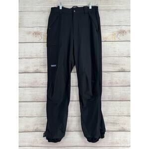 Patagonia Super Guide Snow Ski Hiking Pants Womens 12 Black Stretch Cargo